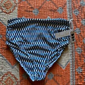 Anne Cole Boardwalk Geo High Waist Bikini Bottom